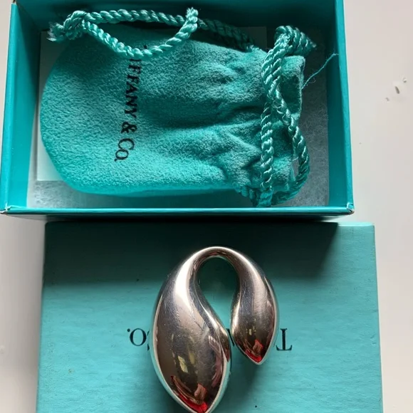 Tiffany & Co. Twin teardrops pendant 925 silver - Picture 1 of 5